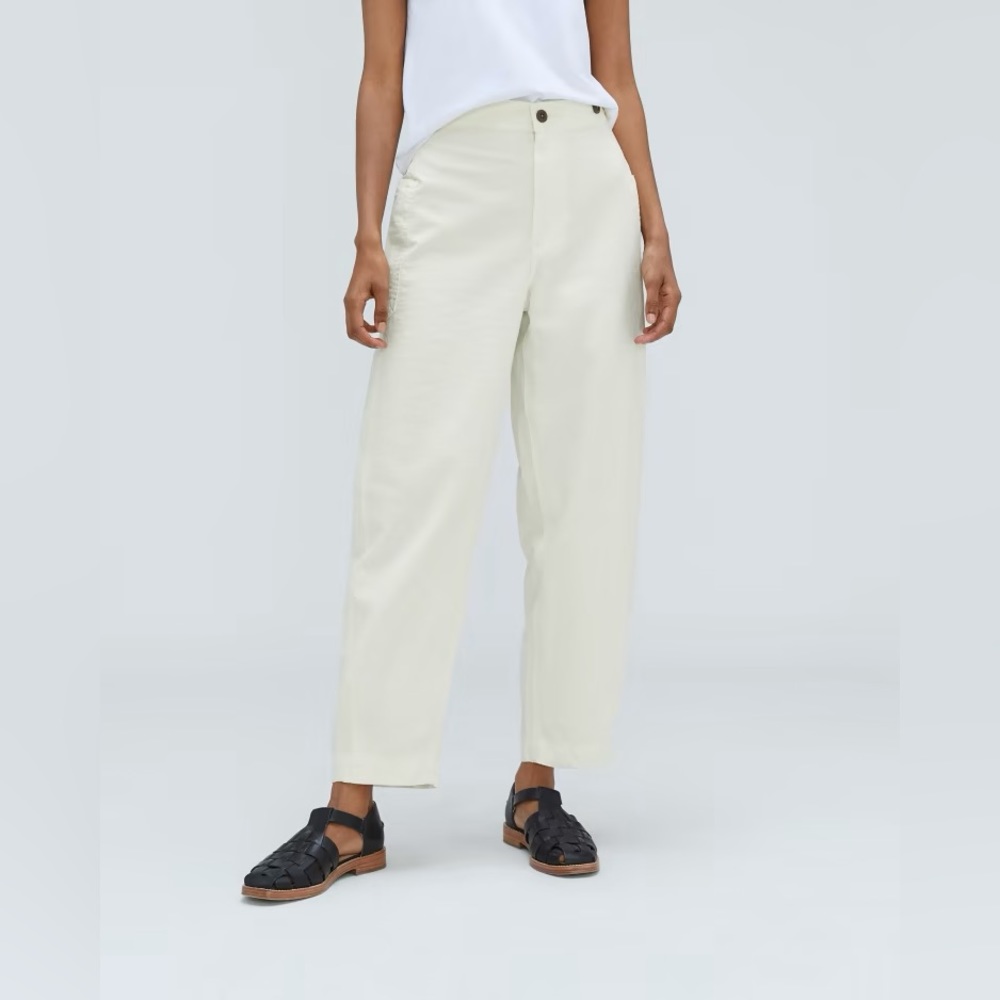 Everlane Fatigue Barrel Pant in Canvas, Size 4